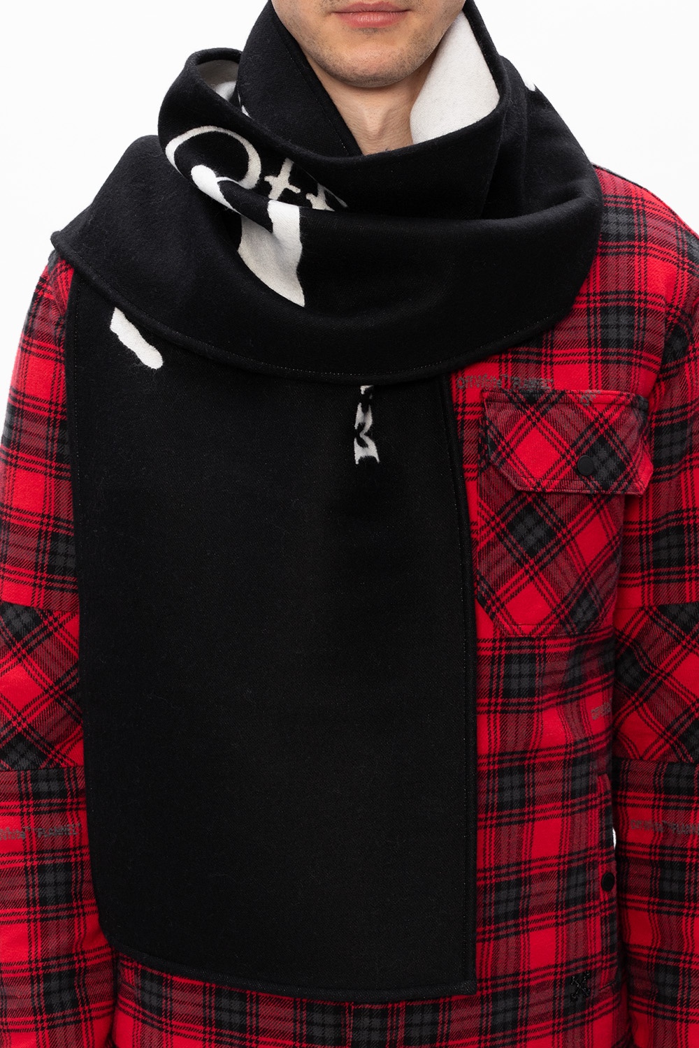 Off-White Wool scarf